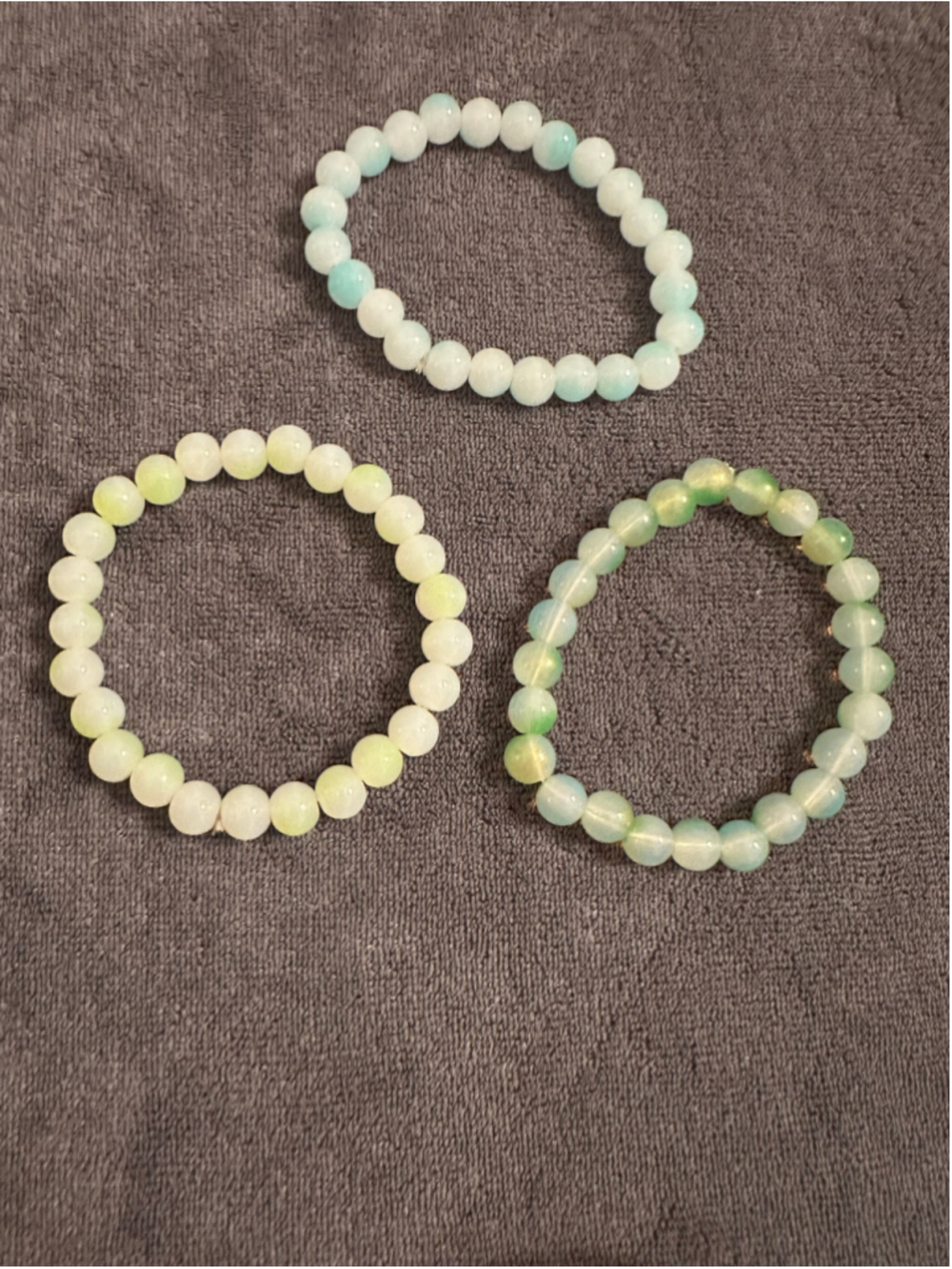 Unbranded Beaded Bracelet Trio Multi-color Set 3